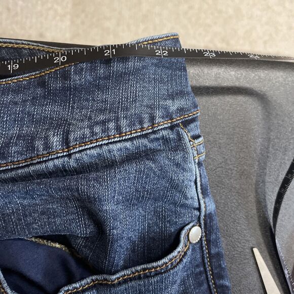 Torrid Jeans Women’s SZ 26 44"x27" Boyfriend Raw Hem Comfort Stretch Blue‎ - Picture 6 of 10